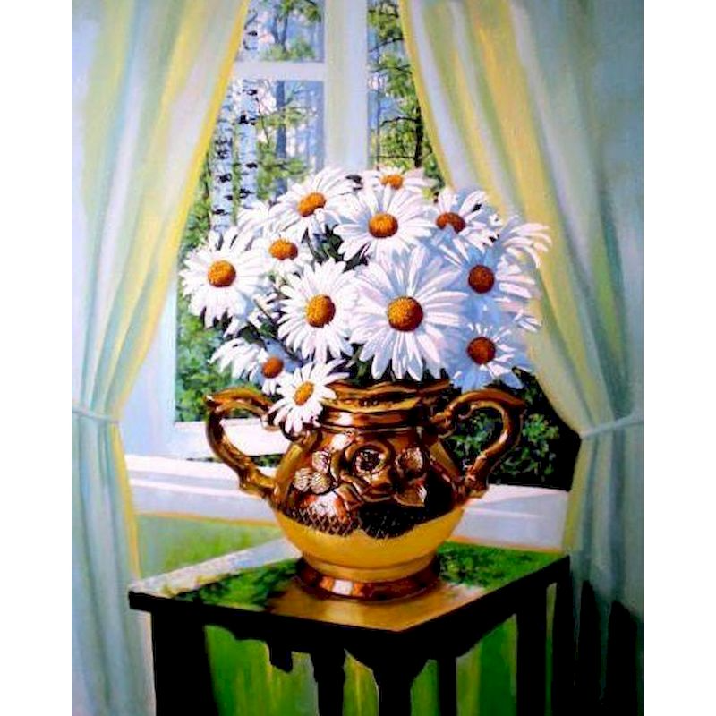 Flower & Woman Paint By Numbers Kit